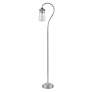 6_Z-Lite Celeste 58 1/4" High Hook Arm Brushed Nickel Floor Lamp more views