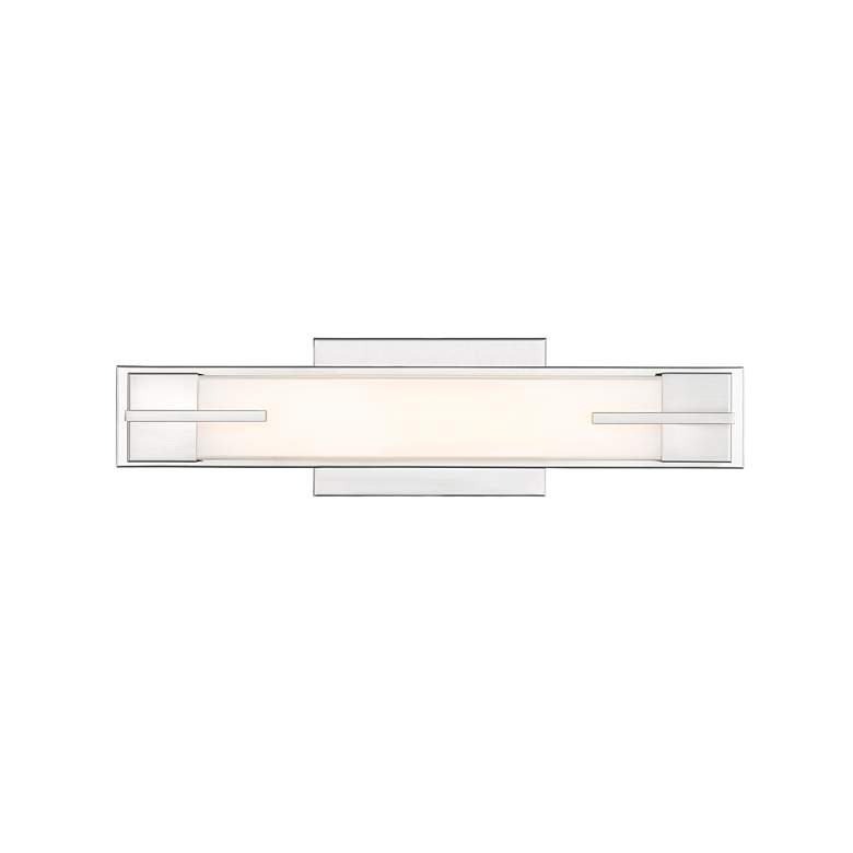 Image 6 Z-Lite Chase 18" Wide Brushed Nickel LED Vanity Bath Light more views