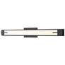 2_Z-Lite Chase 33" Wide Matte Black ADA LED Bath Light