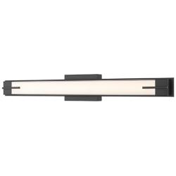 Z-Lite Chase 33" Wide Matte Black ADA LED Bath Light