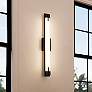 1_Z-Lite Chase 33" Wide Matte Black ADA LED Bath Light