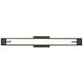6_Z-Lite Chase 33" Wide Matte Black ADA LED Bath Light more views