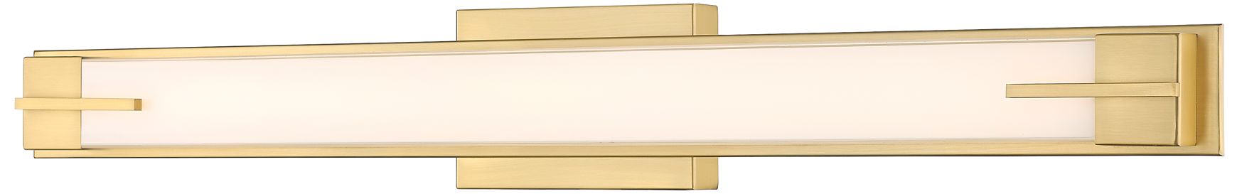 Image 2 Z-Lite Chase 33" Wide Modern Gold ADA LED Bath Light