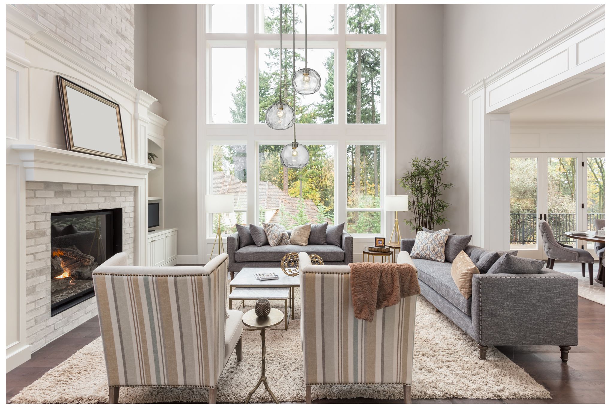 Image 5 Z-Lite Chloe 20" Wide Brushed Nickel Finish 3-Light Modern Pendant more views