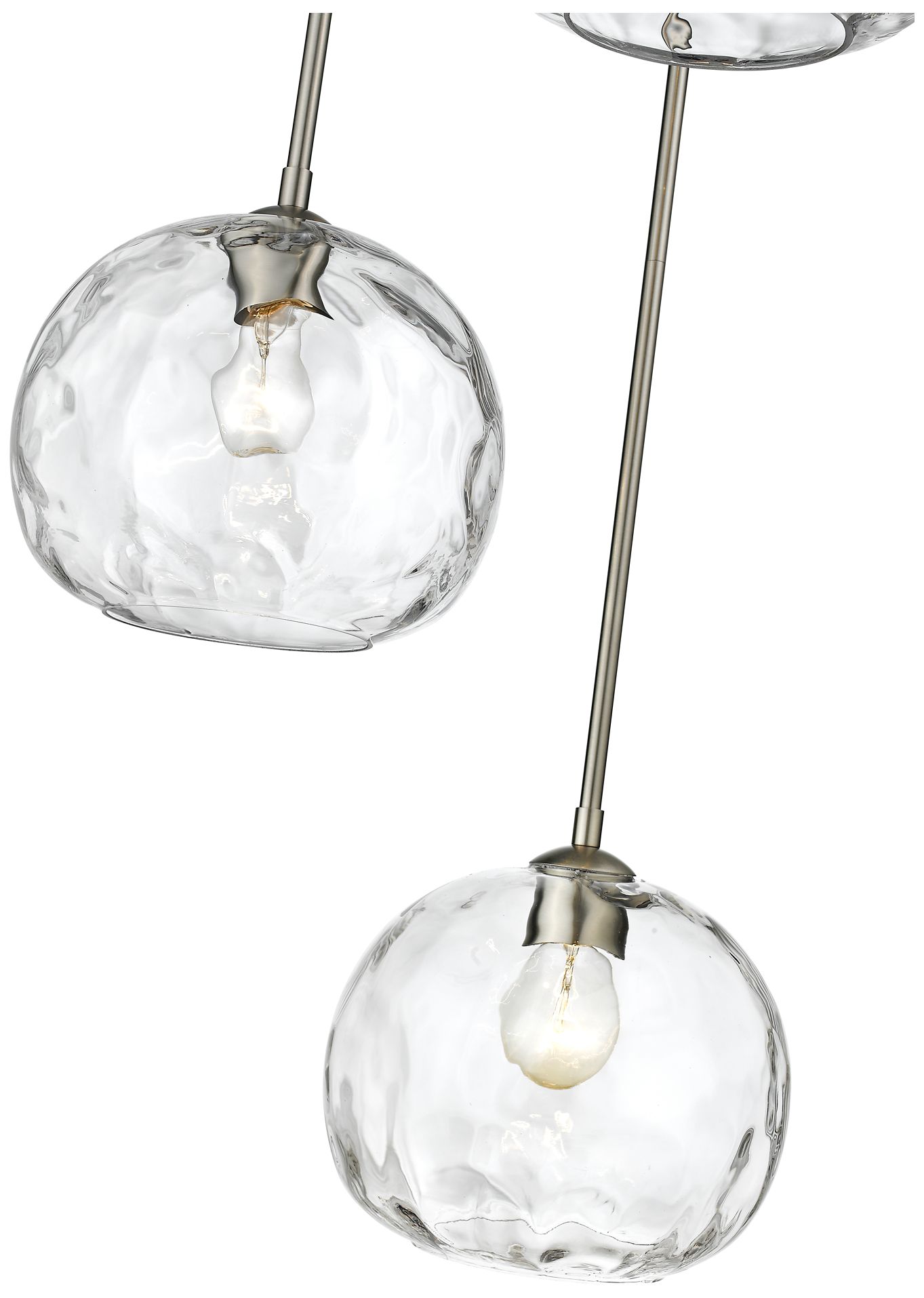Image 6 Z-Lite Chloe 20" Wide Brushed Nickel Finish 3-Light Modern Pendant more views