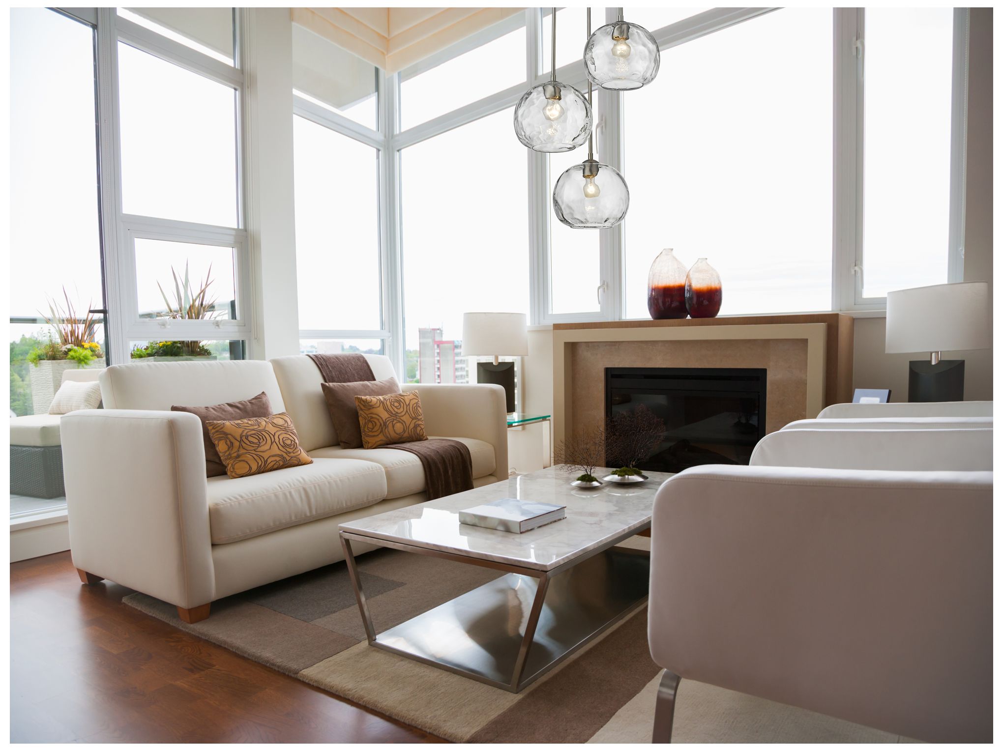 Image 7 Z-Lite Chloe 20" Wide Brushed Nickel Finish 3-Light Modern Pendant more views