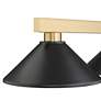 4_Z-Lite Cobalt 49 3/4" Wide Modern Gold 3-Light Billiard Pendant more views