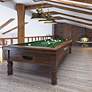 4_Z-Lite Cordon 58"W Brass and Black 3-Light Billiard Pendant more views