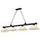 Z-Lite Cordon 81 3/4" Wide Bronze 4-Light Billiard Pendant
