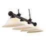 7_Z-Lite Cordon 81 3/4" Wide Bronze 4-Light Billiard Pendant more views