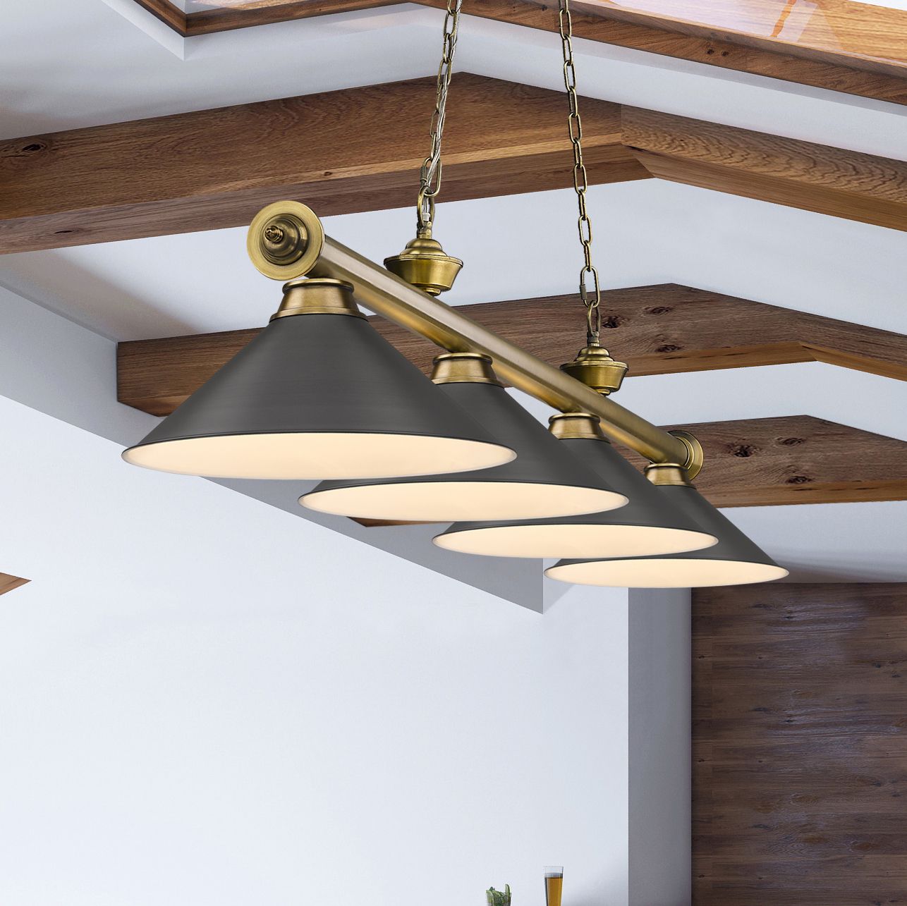 Z-Lite Cordon Brass - Antique Brass Collection