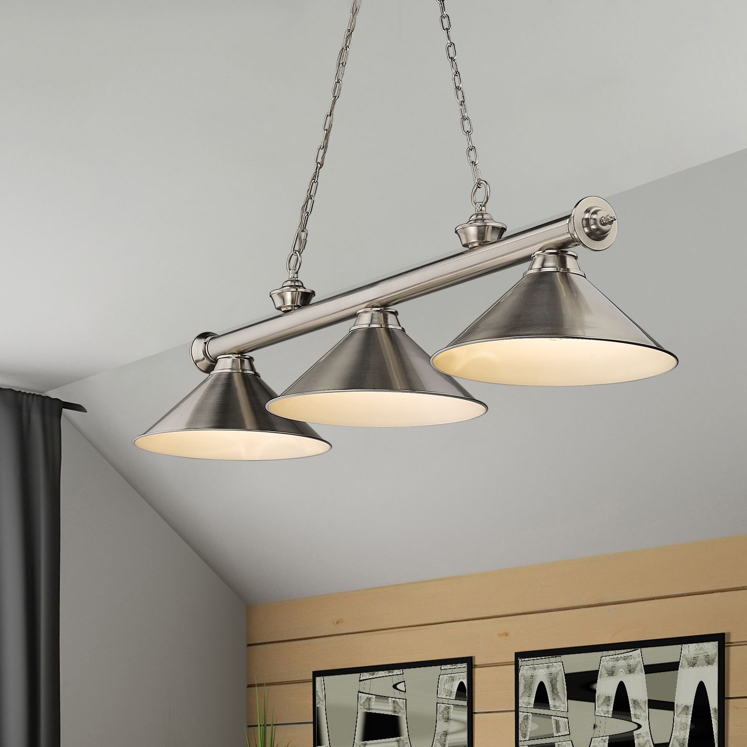 Z-Lite Cordon Brushed Nickel Collection