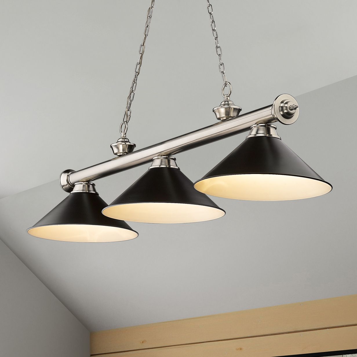 Z-Lite Cordon Brushed Nickel Collection