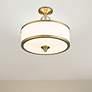 2_Z-Lite Cosmopolitan 15 3/4" Heritage Brass White Glass Ceiling Light