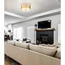 4_Z-Lite Counterpoint 18" Wide Modern Gold Steel Drum Ceiling Light more views