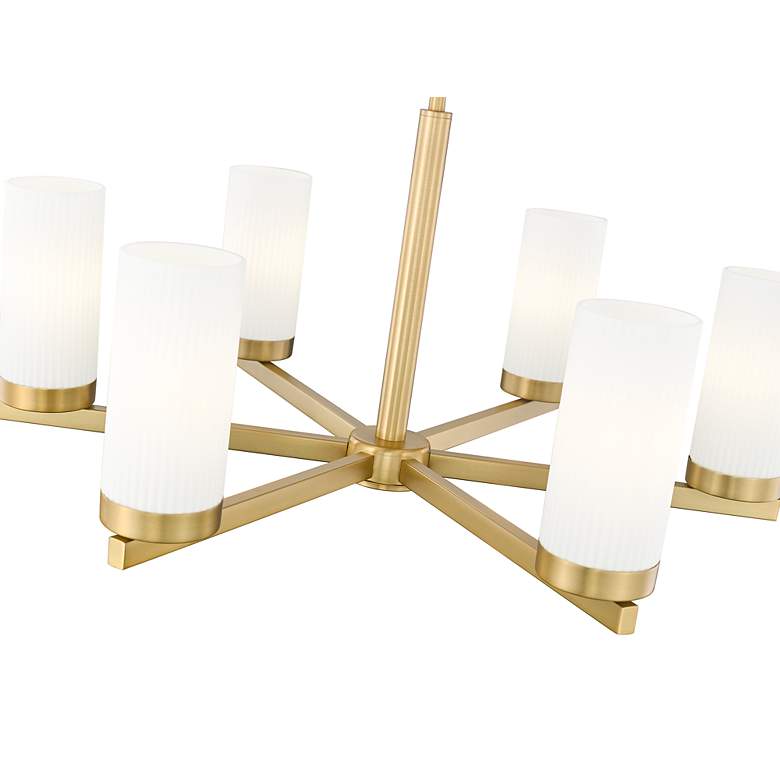 Image 6 Z-Lite Danica 26" Wide Modern Gold 6-Light Chandelier more views
