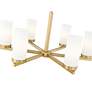 6_Z-Lite Danica 26" Wide Modern Gold 6-Light Chandelier more views