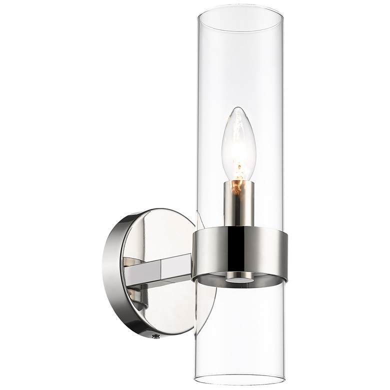 Image 1 Z-Lite Datus 1 Light Wall Sconce in Polished Nickel