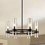2_Z-Lite Datus 26" Wide Modern Matte Black 6-Light Ring Chandelier