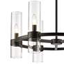 4_Z-Lite Datus 26" Wide Modern Matte Black 6-Light Ring Chandelier more views