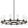 3_Z-Lite Datus 43 1/2" Wide 12-Light Matte Black Modern Ring Chandelier