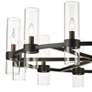 4_Z-Lite Datus 43 1/2" Wide 12-Light Matte Black Modern Ring Chandelier more views