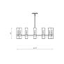 7_Z-Lite Datus 43 1/2" Wide 12-Light Matte Black Modern Ring Chandelier more views
