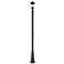 Z-Lite Davina 114 1/4"H Black Outdoor Post Light with Base