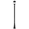 Z-Lite Davina 119 1/4"H Black Outdoor Post Light with Base