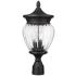 Z-Lite Davina 20 1/4" High Black 3-Light Outdoor Post Light