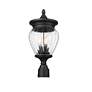 2_Z-Lite Davina 20 1/4" High Black 3-Light Outdoor Post Light more views