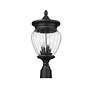 5_Z-Lite Davina 20 1/4" High Black 3-Light Outdoor Post Light more views