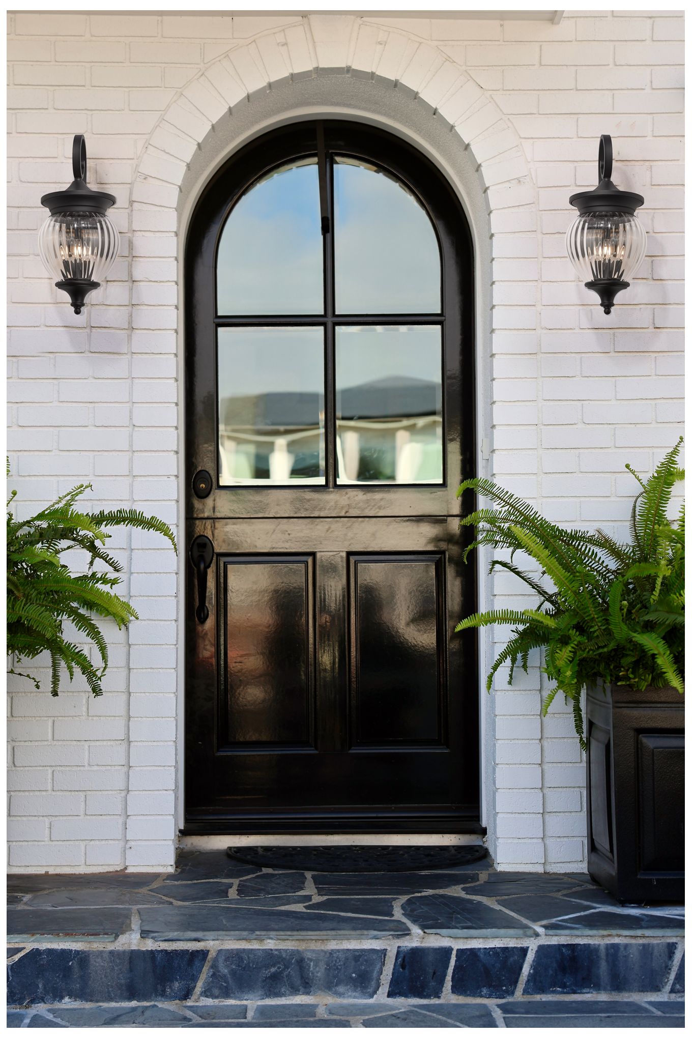 Image 2 Z-Lite Davina 21 1/2" High Black 3-Light Outdoor Wall Light more views