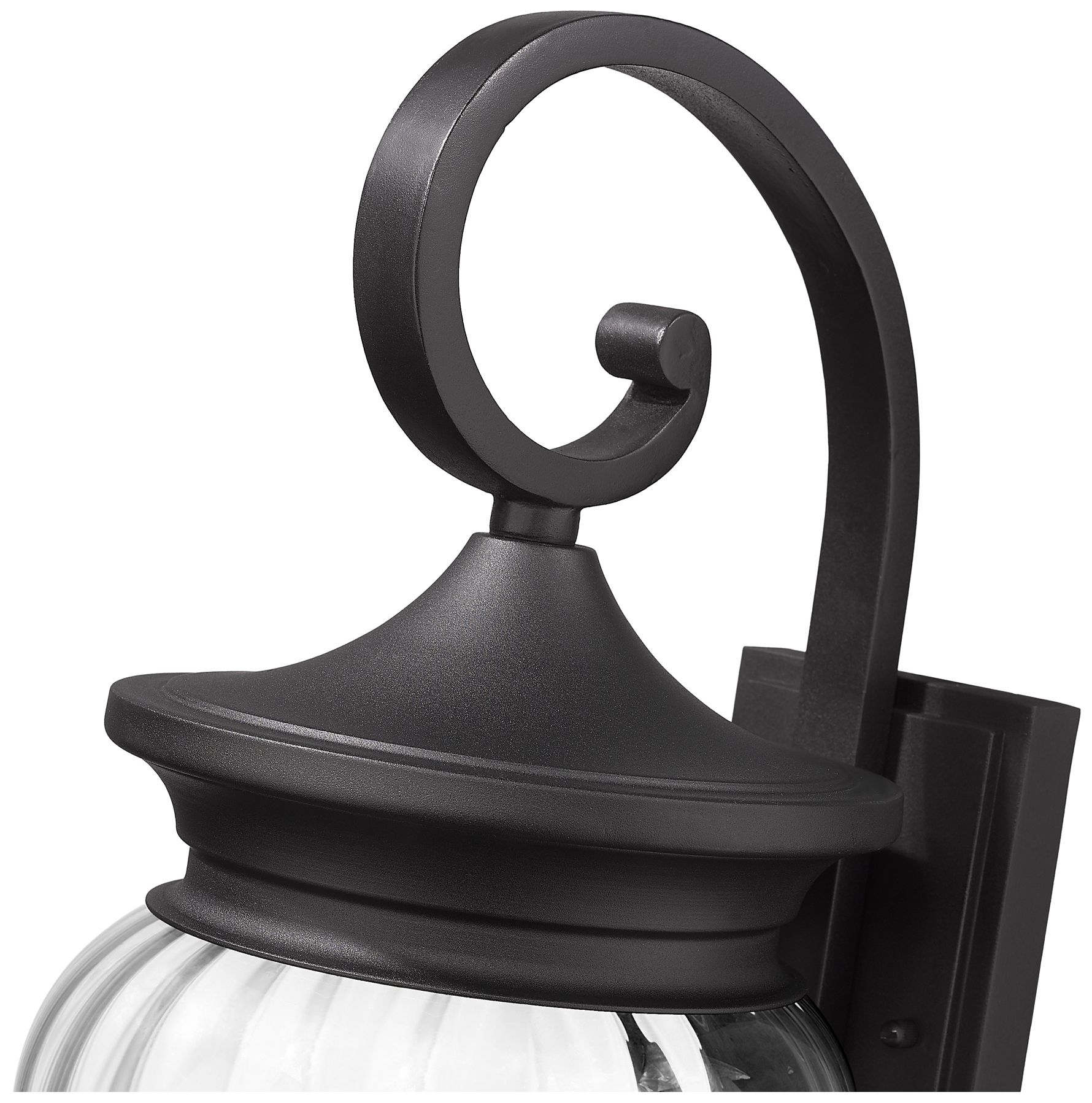 Image 6 Z-Lite Davina 21 1/2" High Black 3-Light Outdoor Wall Light more views