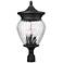 Z-Lite Davina 25 1/4" High Black 4-Light Outdoor Post Light
