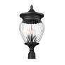 2_Z-Lite Davina 25 1/4" High Black 4-Light Outdoor Post Light more views