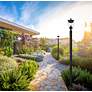 2_Z-Lite Davina 94" High Black Outdoor Post Light with Base more views