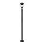 5_Z-Lite Davina 94" High Black Outdoor Post Light with Base more views