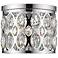 Z-Lite Dealey 3 Light Flush Mount in Chrome