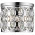 Z-Lite Dealey 3 Light Flush Mount in Chrome
