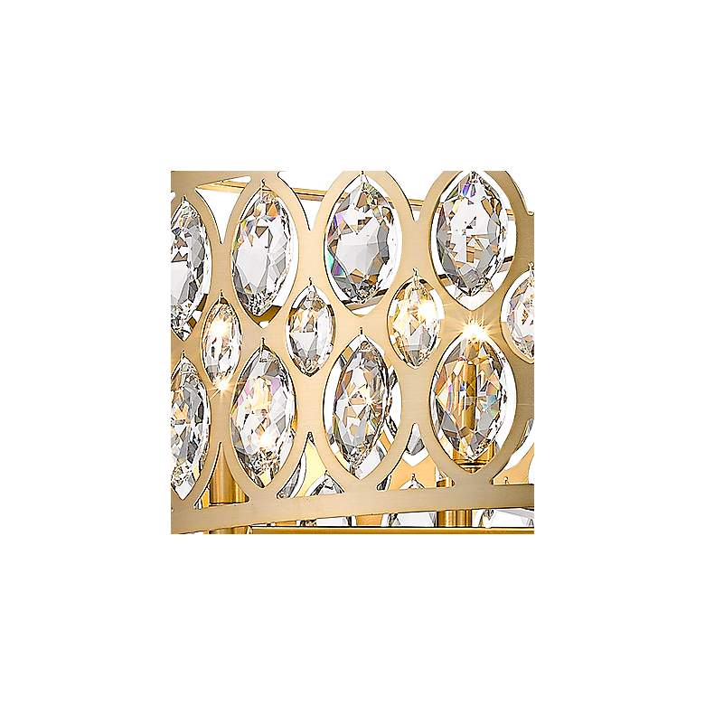 Image 3 Z-Lite Dealey 30 1/4" Wide Crystal Heirloom Brass 8-Light Chandelier more views
