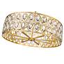 5_Z-Lite Dealey 30 1/4" Wide Crystal Heirloom Brass 8-Light Chandelier more views
