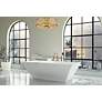 7_Z-Lite Dealey 30 1/4" Wide Crystal Heirloom Brass 8-Light Chandelier more views