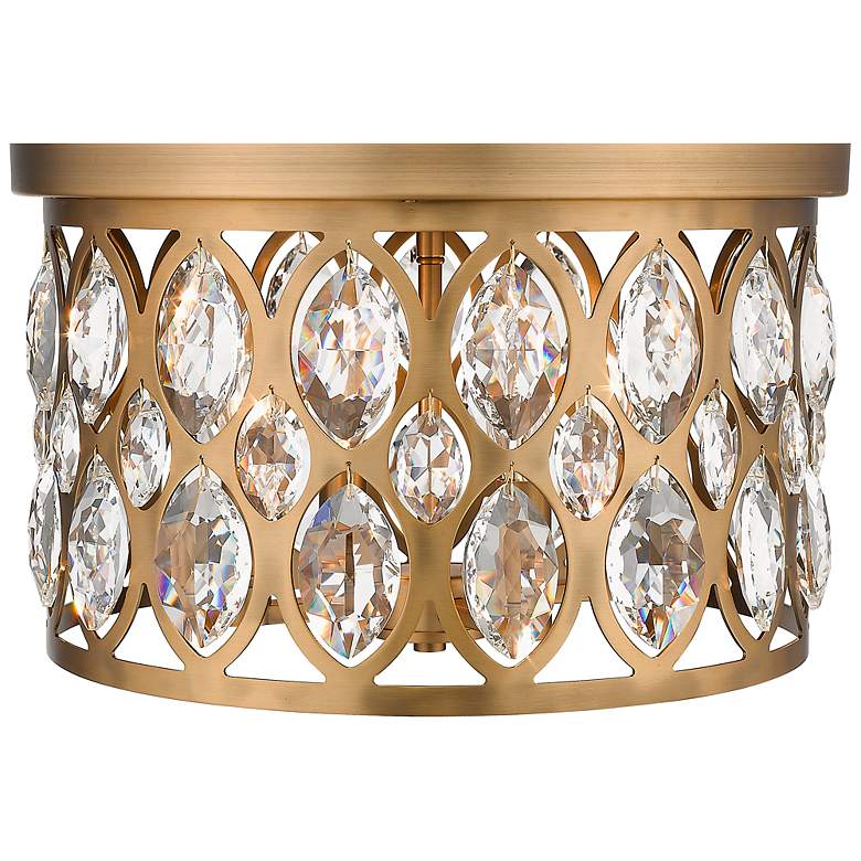 Image 3 Z-Lite Dealey 4 Light Chandelier in Heirloom Brass