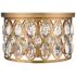 Z-Lite Dealey 4 Light Chandelier in Heirloom Brass