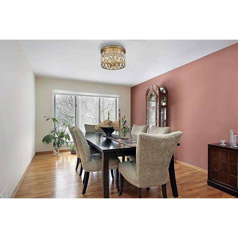 Image 4 Z-Lite Dealey 4 Light Chandelier in Heirloom Brass more views