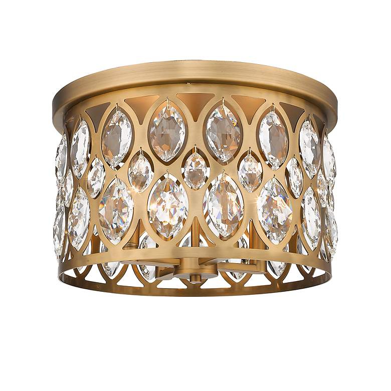 Image 7 Z-Lite Dealey 4 Light Chandelier in Heirloom Brass more views