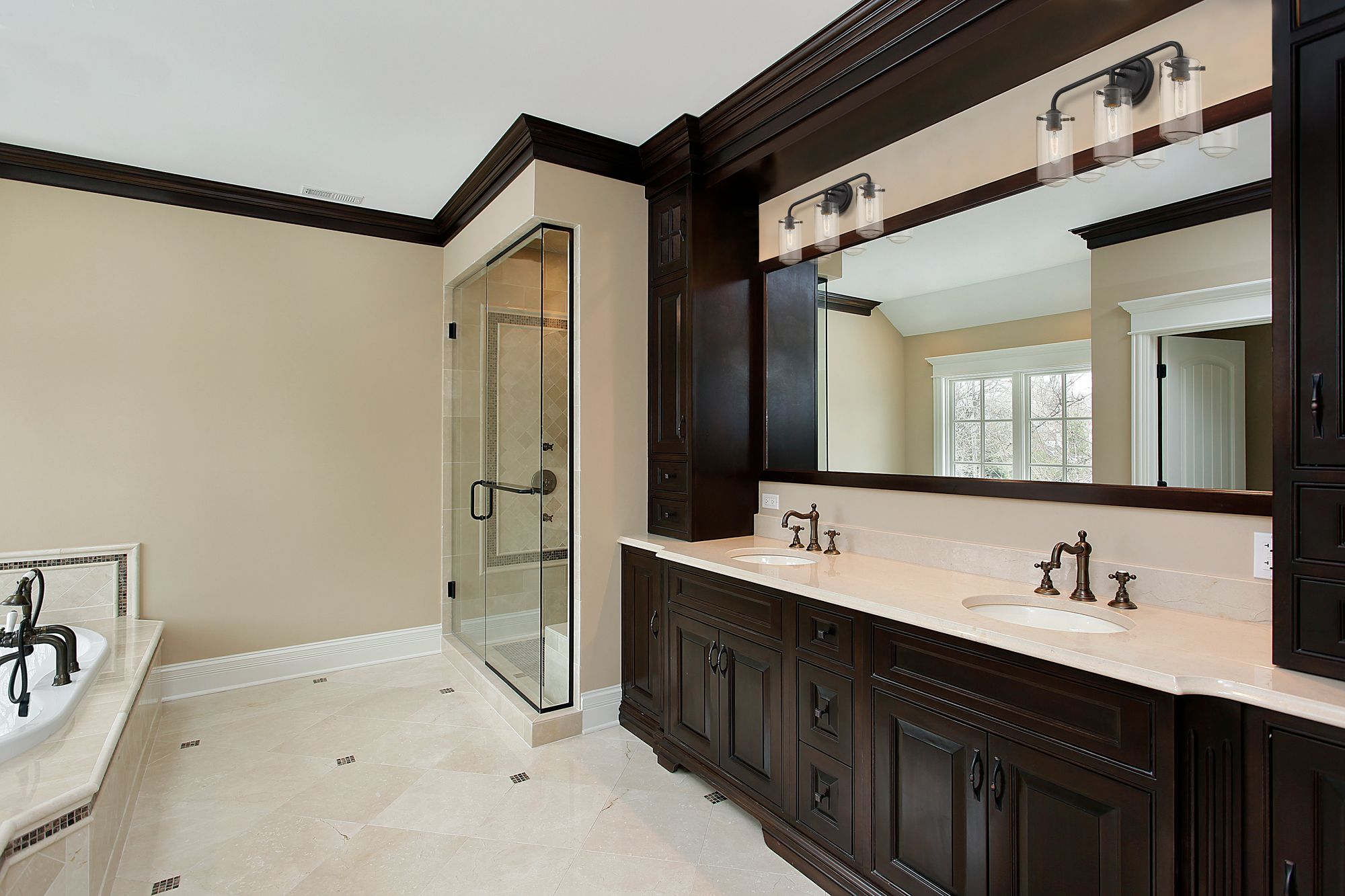 Z-Lite Delaney 22" Wide High Matte Black 3-Light Bath Light in scene