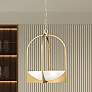 1_Z-Lite Devon 18" Wide Modern Gold 4-Light Lantern Pendant