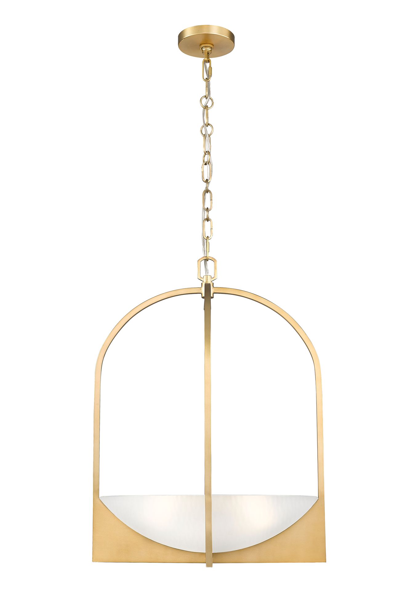 Image 6 Z-Lite Devon 18" Wide Modern Gold 4-Light Lantern Pendant more views